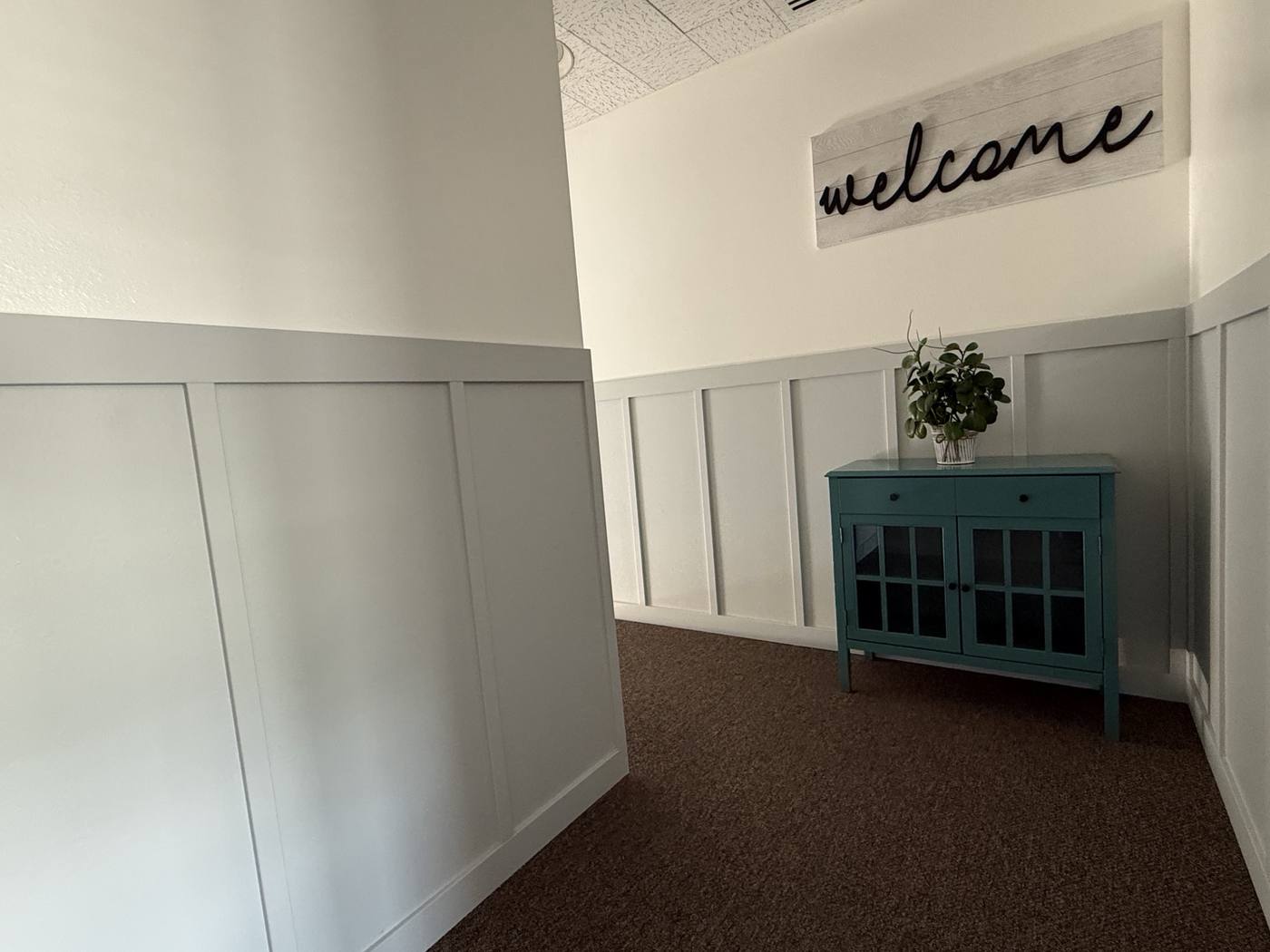Welcome hallway at Central Idaho Wellness Center in Jerome, Idaho